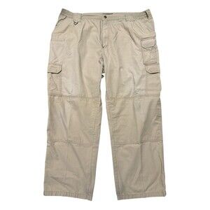 5.11 Tactical Series Pants Mens 44x30 Khaki Cargo Ripstop Outdoor Workwear